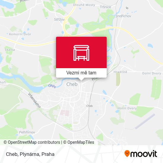 Cheb, Plynárna mapa