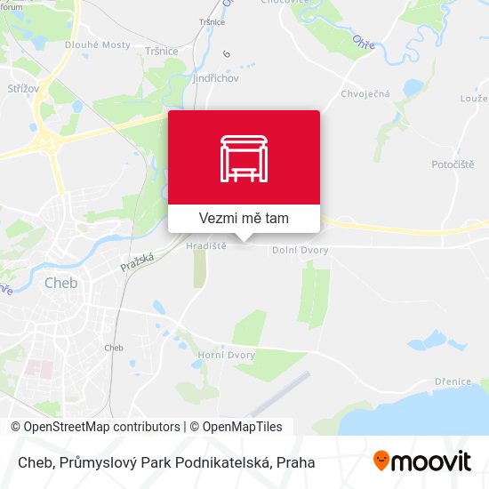 Cheb, Průmyslový Park Podnikatelská mapa