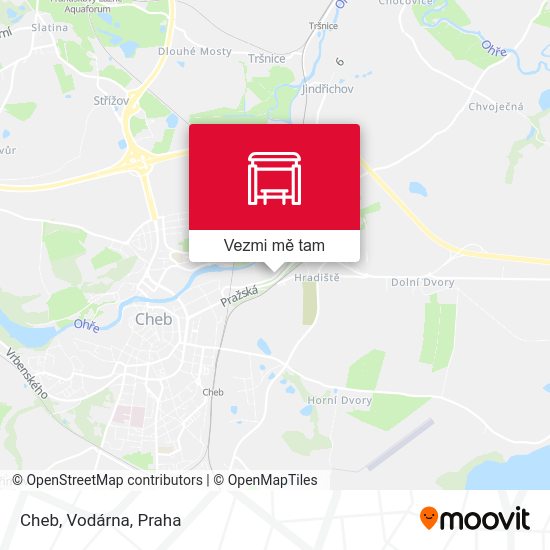 Cheb, Vodárna mapa