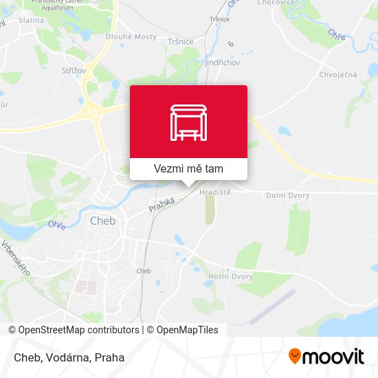 Cheb, Vodárna mapa