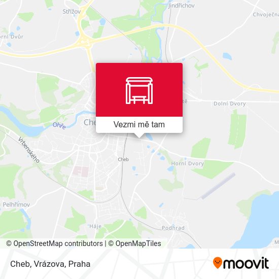 Cheb, Vrázova mapa
