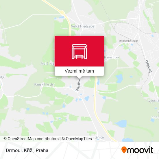 Drmoul, Křiž. mapa