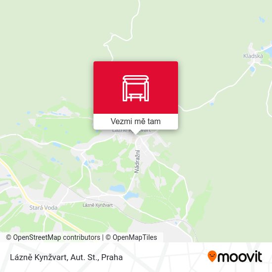 Lázně Kynžvart, Aut. St. mapa