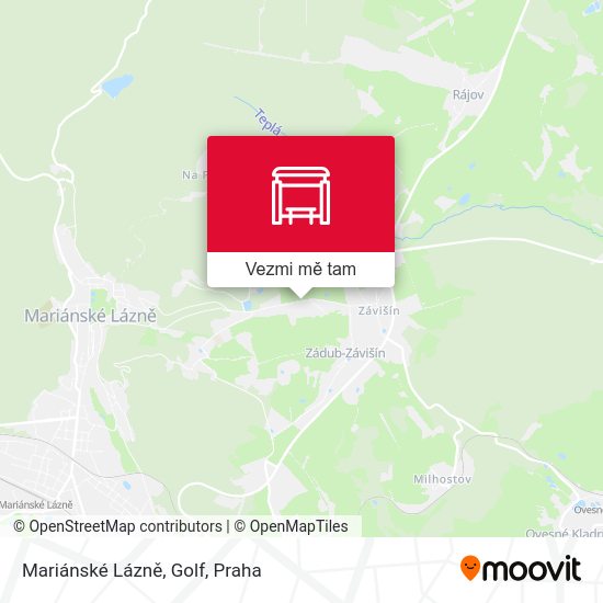Mariánské Lázně, Golf mapa