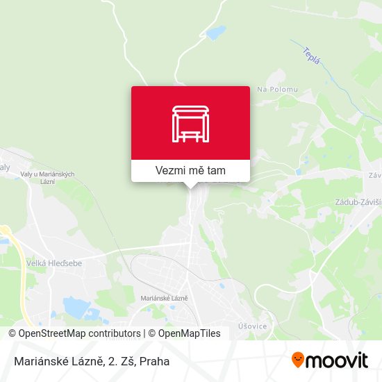 Mariánské Lázně, 2. Zš mapa