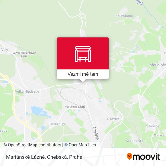 Mariánské Lázně, Chebská mapa