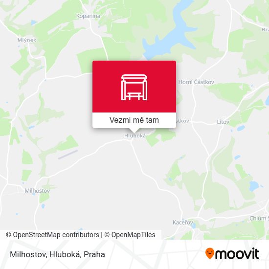 Milhostov, Hluboká mapa