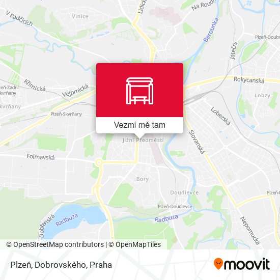 Plzeň, Dobrovského mapa