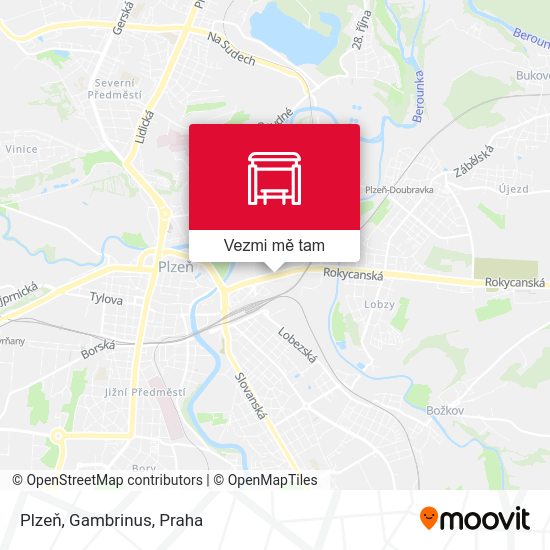 Plzeň, Gambrinus mapa