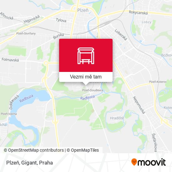 Plzeň, Gigant mapa