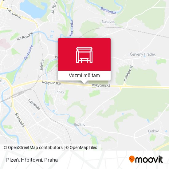 Plzeň, Hřbitovní mapa
