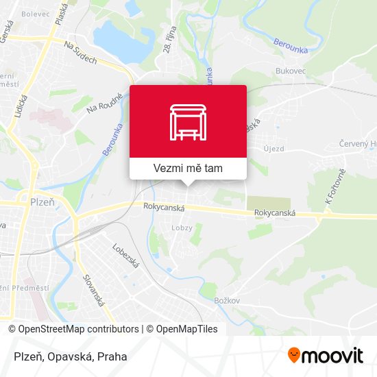 Plzeň, Opavská mapa