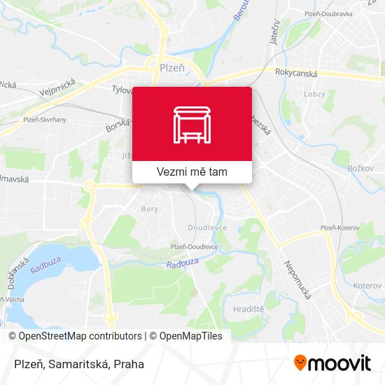 Plzeň, Samaritská mapa