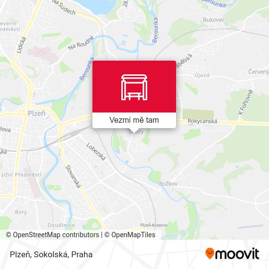 Plzeň, Sokolská mapa