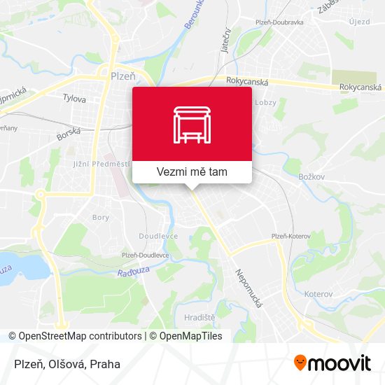 Plzeň, Olšová mapa