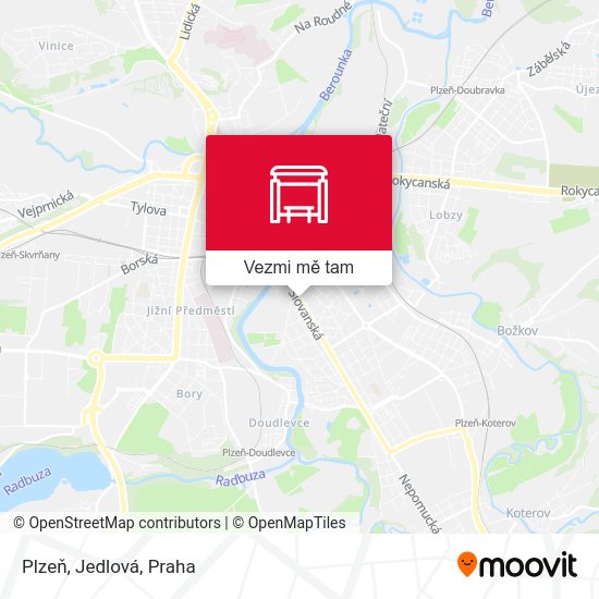 Plzeň, Jedlová mapa