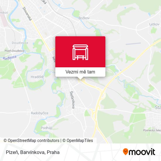 Plzeň, Barvínkova mapa