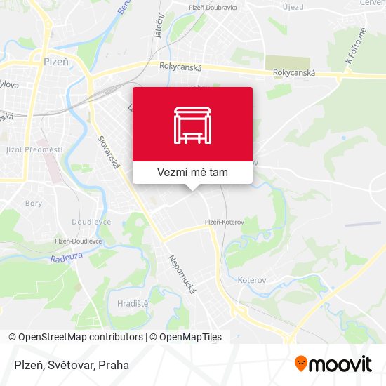 Plzeň, Světovar mapa