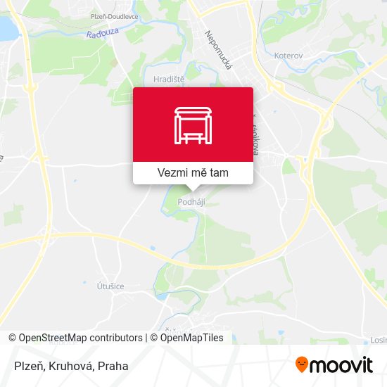 Plzeň, Kruhová mapa