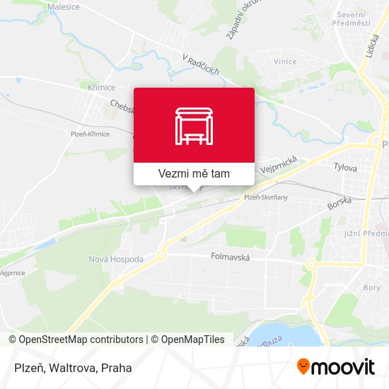 Plzeň, Waltrova mapa