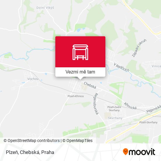 Plzeň, Chebská mapa
