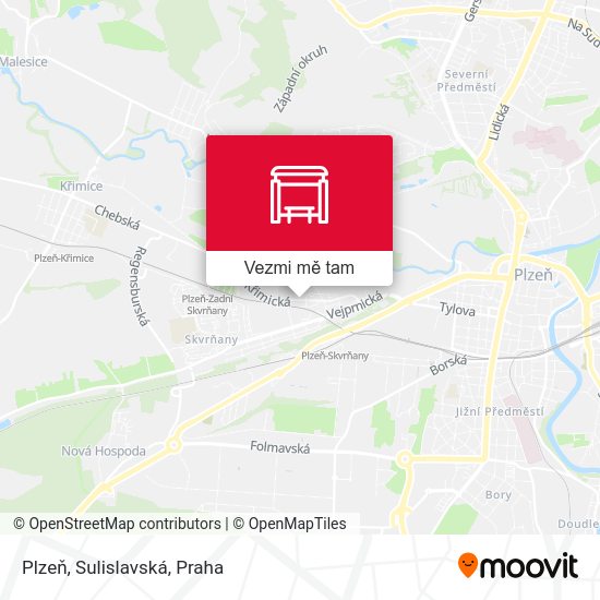 Plzeň, Sulislavská mapa