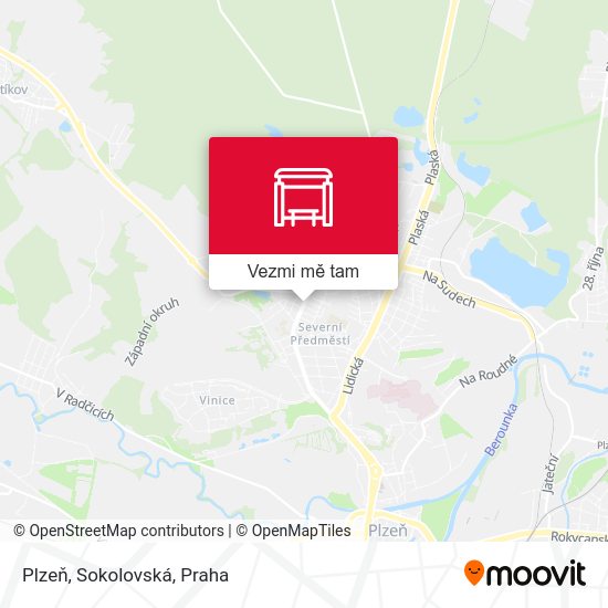 Plzeň, Sokolovská mapa