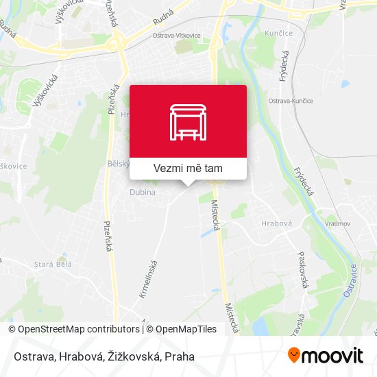 Ostrava, Hrabová, Žižkovská mapa