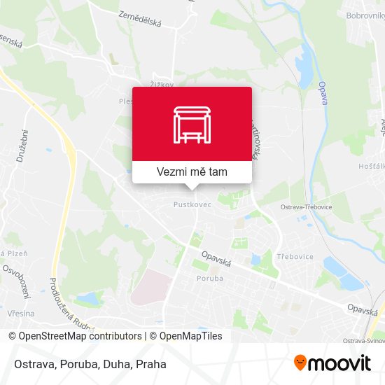Ostrava, Poruba, Duha mapa