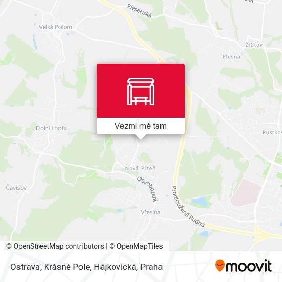 Ostrava, Krásné Pole, Hájkovická mapa