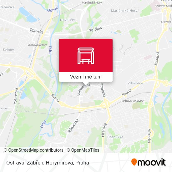Ostrava, Zábřeh, Horymírova mapa