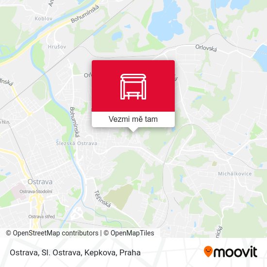 Ostrava, Sl. Ostrava, Kepkova mapa