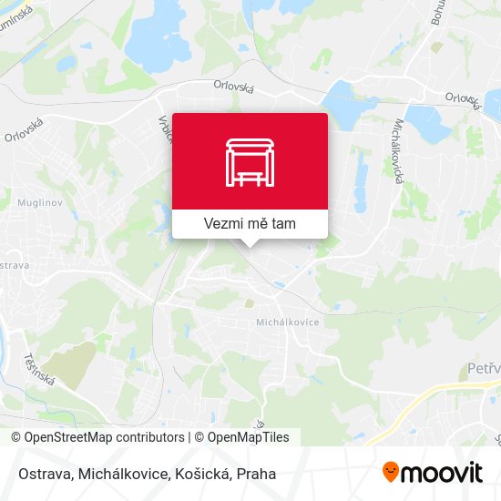 Ostrava, Michálkovice, Košická mapa
