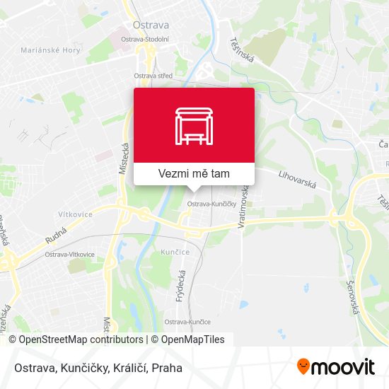 Ostrava, Kunčičky, Králičí mapa