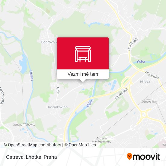 Ostrava, Lhotka mapa