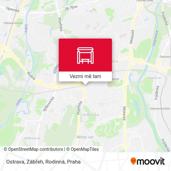 Ostrava, Zábřeh, Rodinná mapa