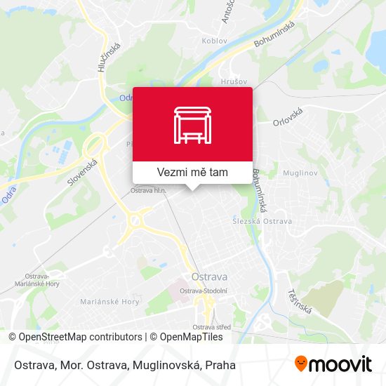 Ostrava, Mor. Ostrava, Muglinovská mapa