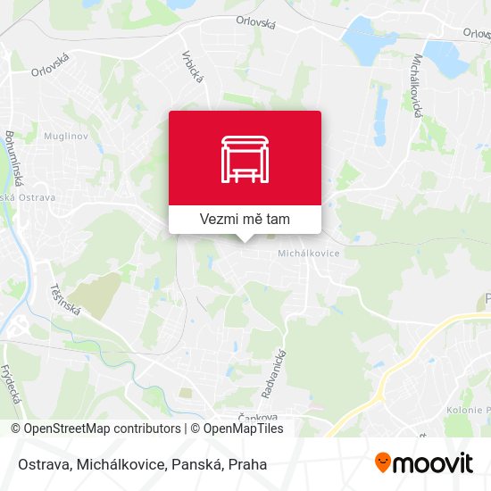 Ostrava, Michálkovice, Panská mapa
