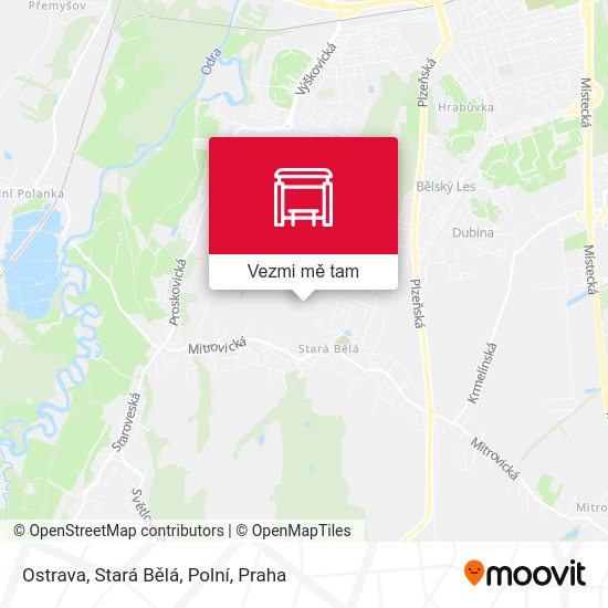 Ostrava, Stará Bělá, Polní mapa