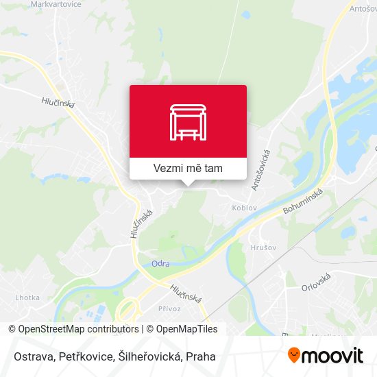 Ostrava, Petřkovice, Šilheřovická mapa