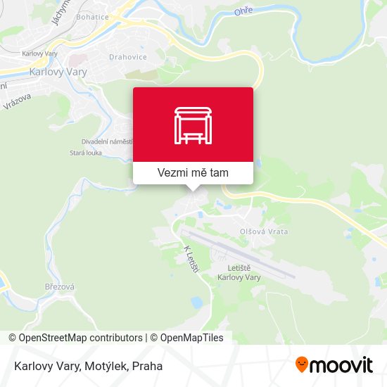 Karlovy Vary, Motýlek mapa
