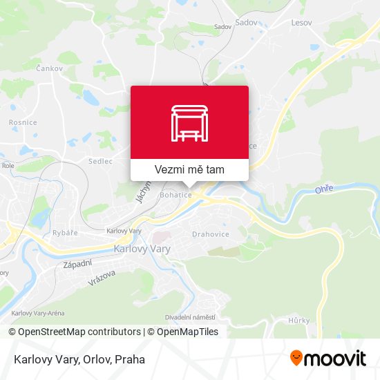 Karlovy Vary, Orlov mapa