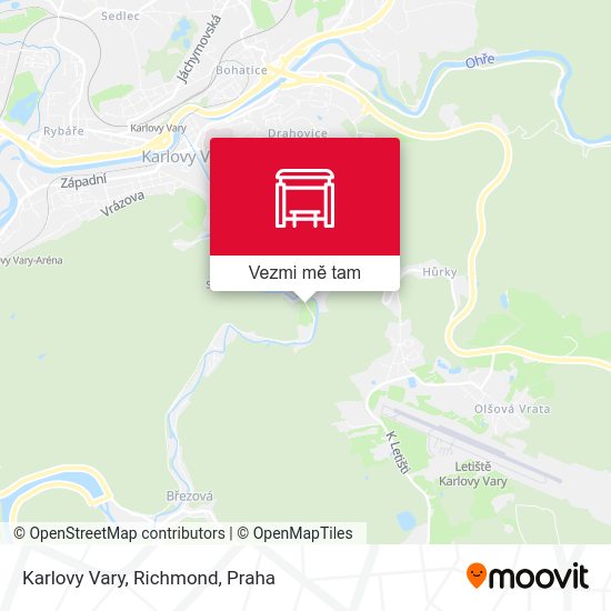 Karlovy Vary, Richmond mapa