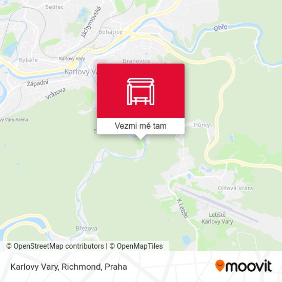 Karlovy Vary, Richmond mapa