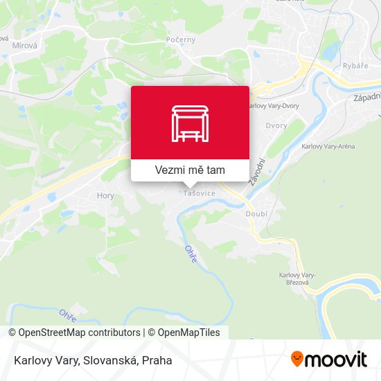 Karlovy Vary, Slovanská mapa