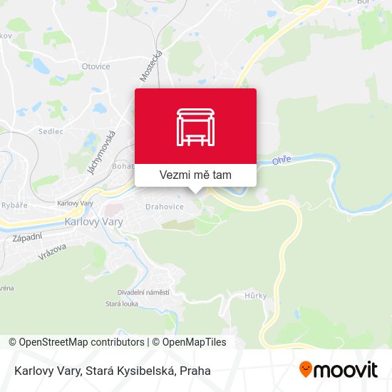 Karlovy Vary, Stará Kysibelská mapa