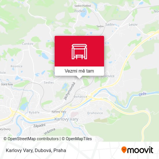 Karlovy Vary, Dubová mapa