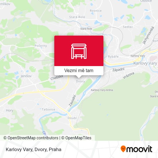 Karlovy Vary, Dvory mapa