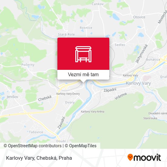 Karlovy Vary, Chebská mapa