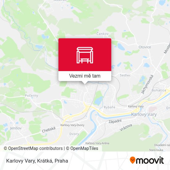 Karlovy Vary, Krátká mapa